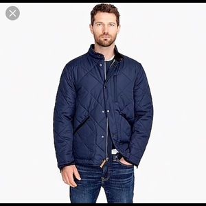 J Crew Mercantile Walker Navy Quilted Jacket (M)